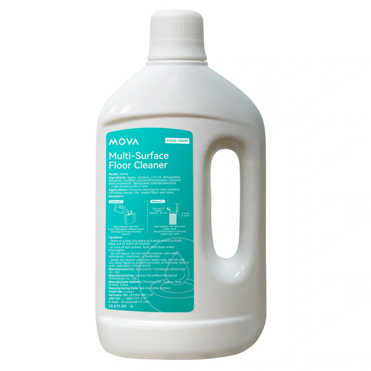 Lichid de curățare AWH6 pentru aspiratorul robot MOVA - 1000ml