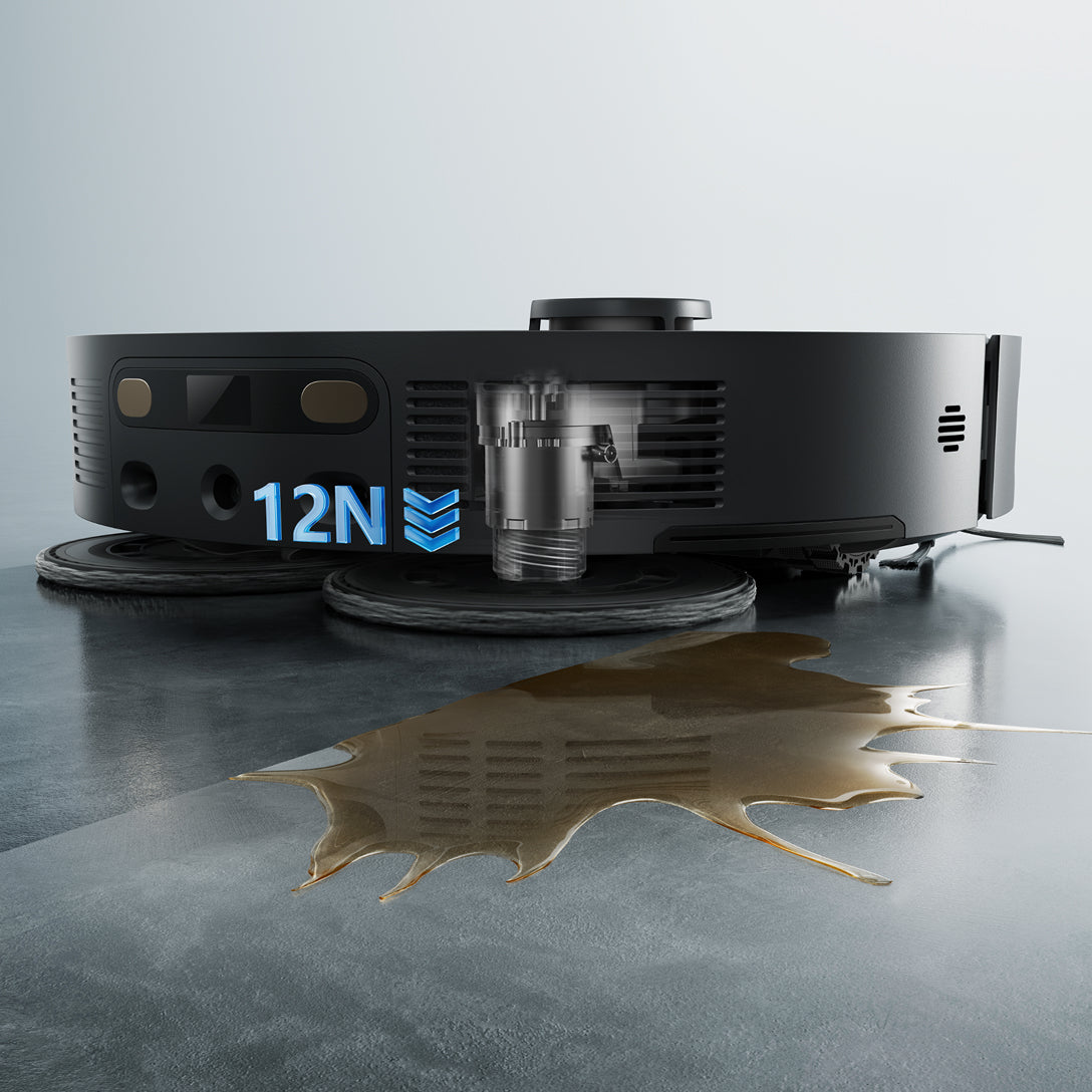 Tehnologia TurboScrub
Presiune descendentă de 12 N*