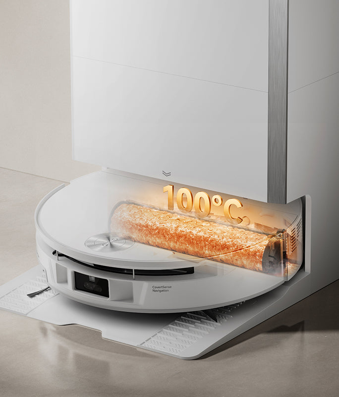 100 °C (212 °F)* Spălare la temperatură ridicată a mopului - 