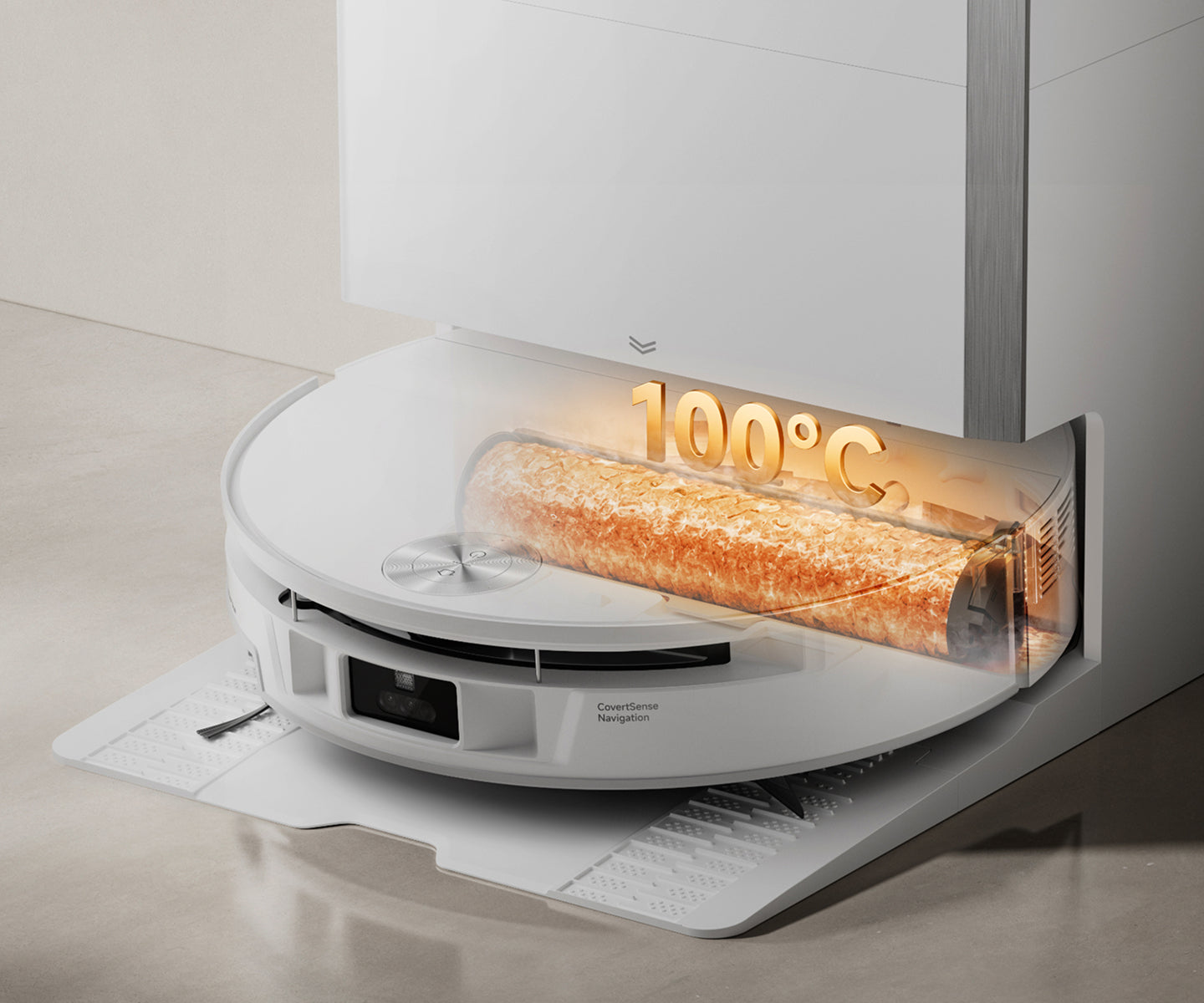 100 °C (212 °F)* Spălare la temperatură ridicată a mopului - 