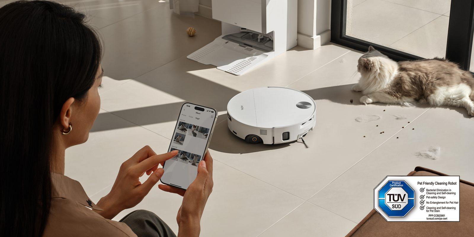 Modul PetMate cu inteligență artificială
Curățați, îngrijiți și surprindeți distracția - 