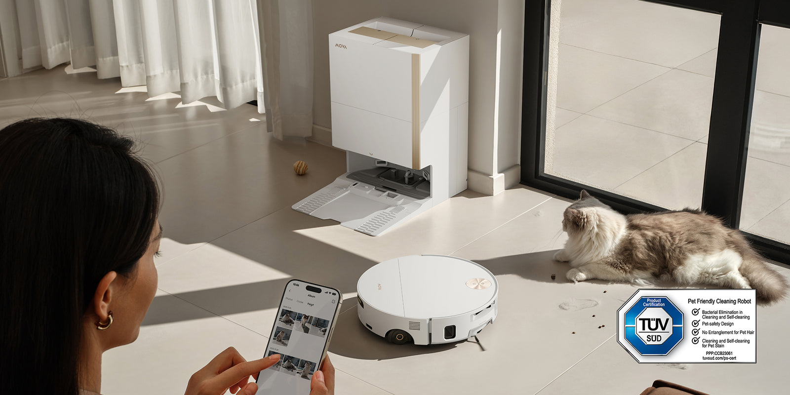 Modul AI PetMate
Curăță și surprinde momente cu animale de companie - 