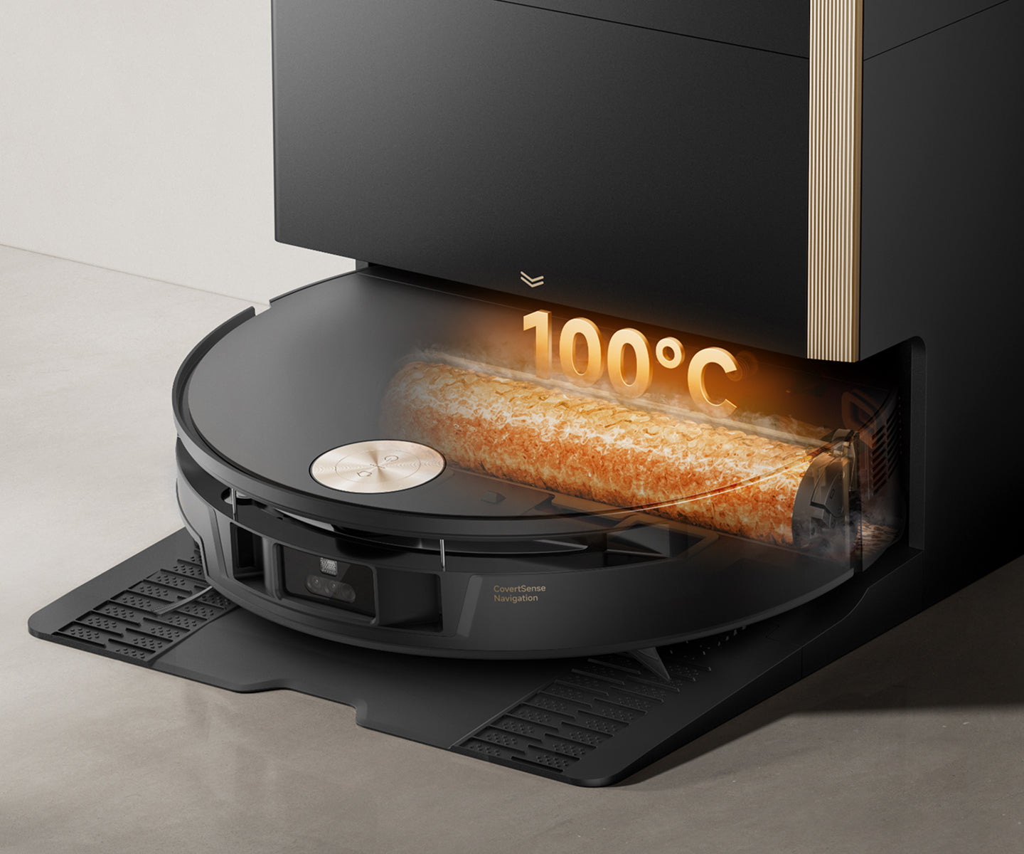 Spălare a mopului la temperatură ridicată, de 100 °C (212 °F)* - 