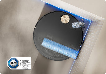 Mop MaxiReach™: se întinde pe o suprafață largă, se balansează lateral