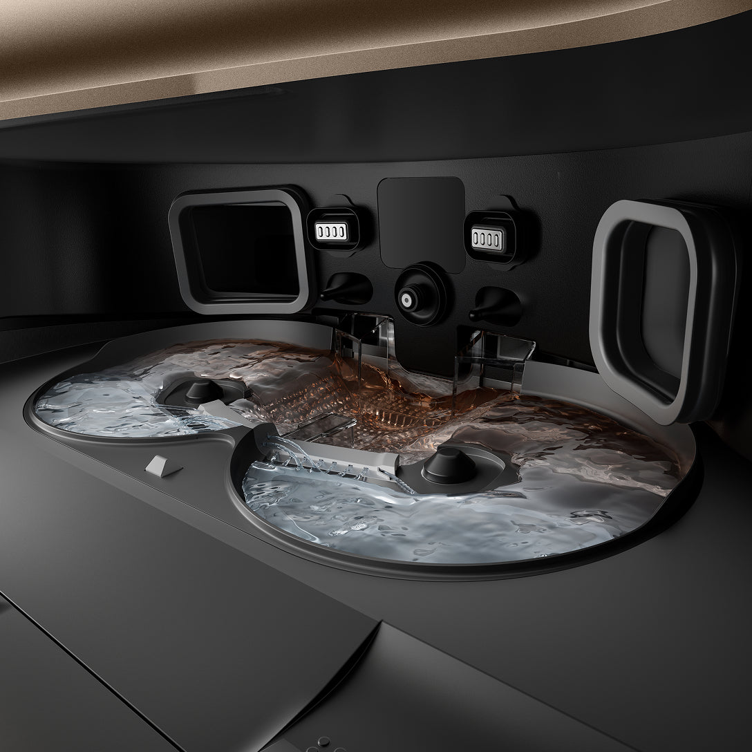 Designul plăcii de spălare JetSpray Dryboard™ 2.0