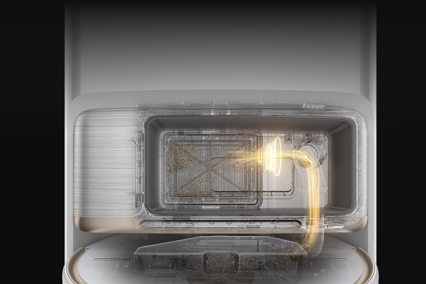 Sistemul EcoCyclone™ de colectare a prafului - 
